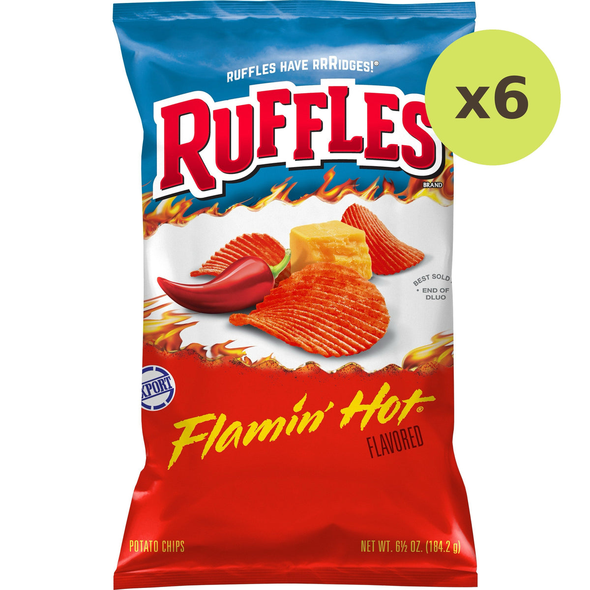 Ruffles Flamin Hot Flavored Chips - image 5
