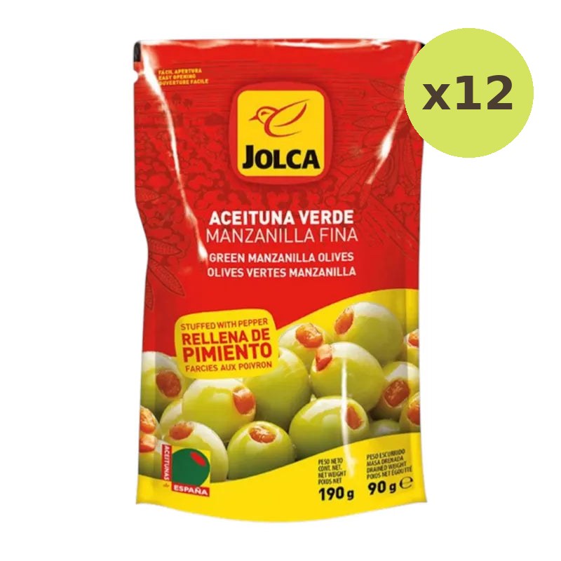 Jolca Pepper Paste Stuffed Manzanilla Olives 190g - image 3