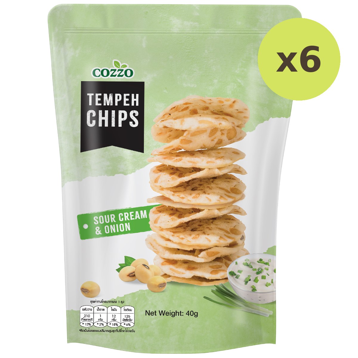 Cozzo Tempeh Chips Sour Cream & Onion - image 4