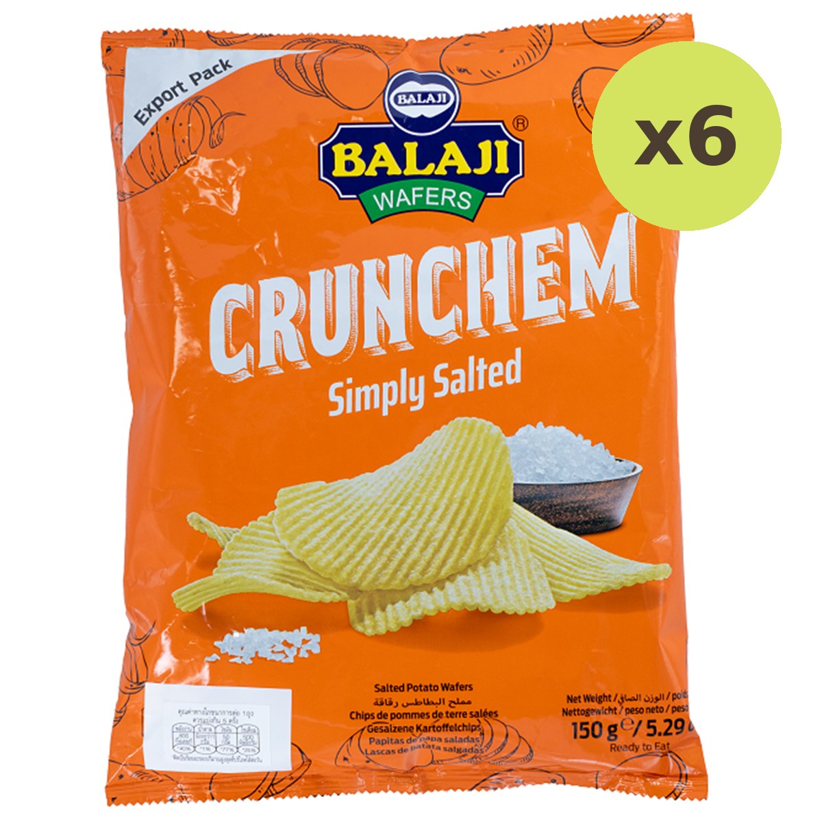 Balaji Wafers Simply Salted Potato Chips - image 5