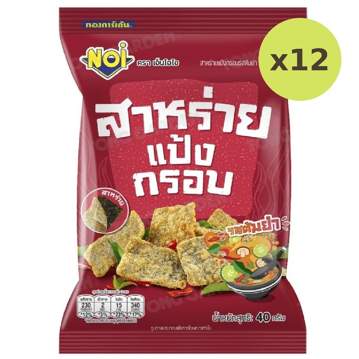 Noi Seaweed Rice Crisps Tom Yum - image 4