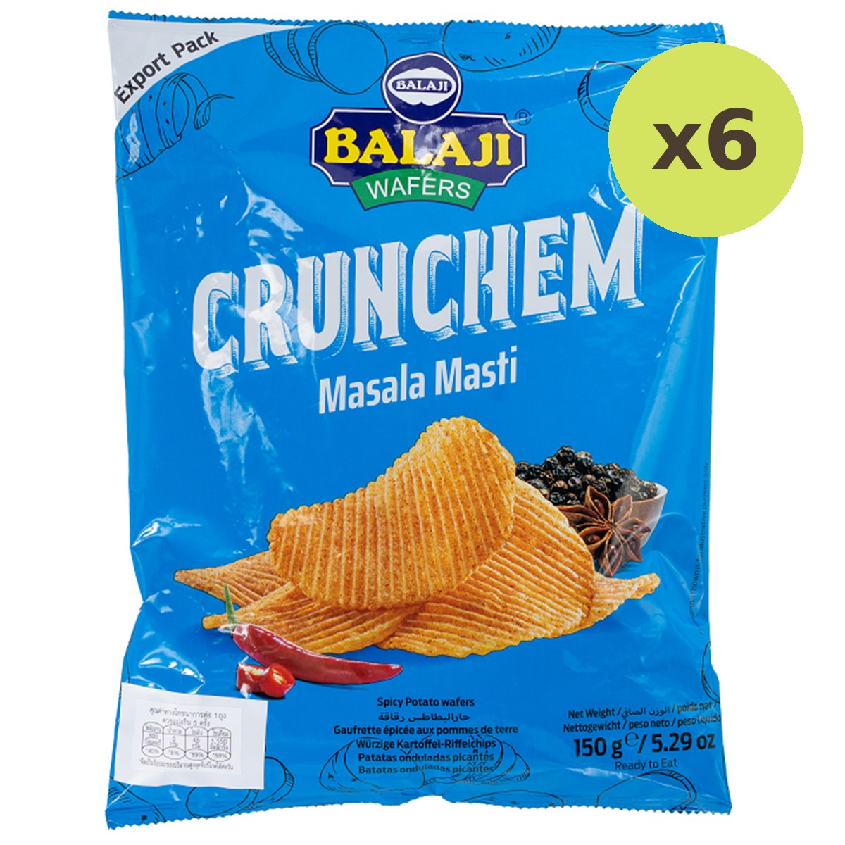 Balaji Wafers Potato Chips Masala Masti - image 5