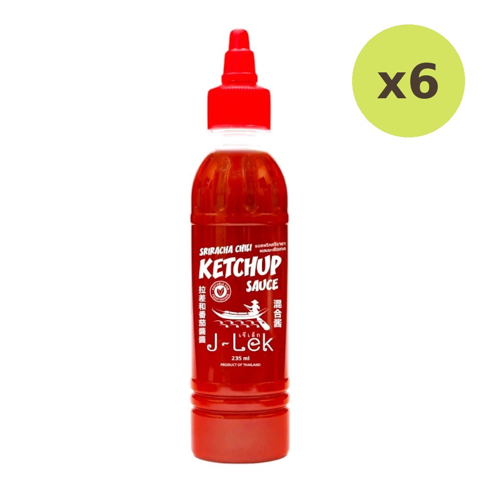 J-lek Jay Lek Sriracha Chili Sauce Mixed With Tomatoes 235g - image 6