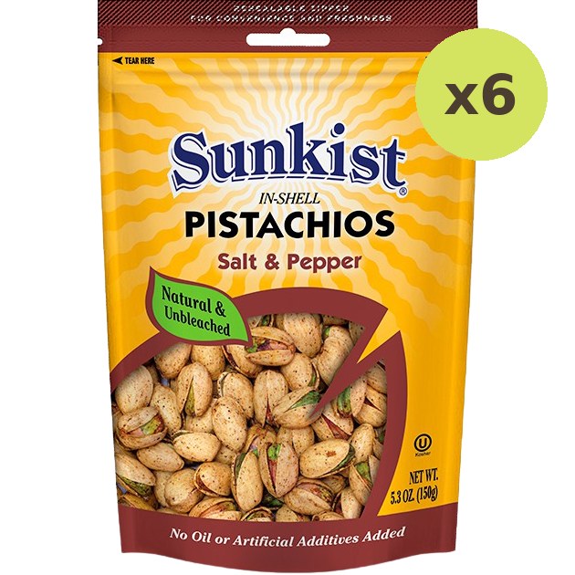Sunkist Salt & Black Pepper Pistachios - image 2
