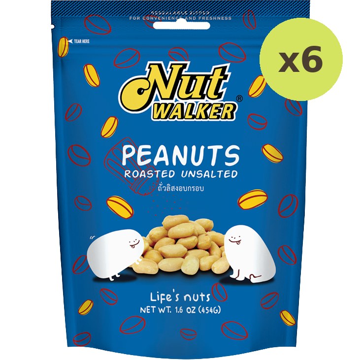 Nut Walker Roasted Unsalted Peanuts - image 2