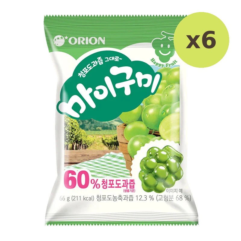 Orion My Gummy Green Grape Jelly 66g - image 2
