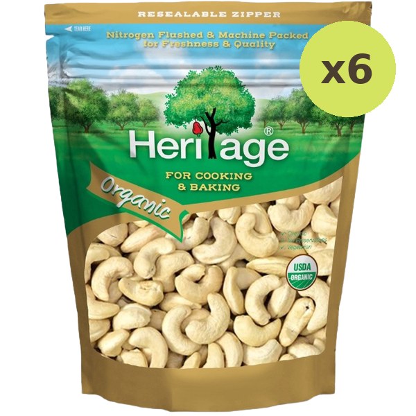 Heritage Organic Whole Cashew Nuts - image 2