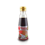Mabin Jaew Dipping Sauce 210g jar, Thai-style dry grocery condiment with spicy and tangy flavor, in a glass jar with label.