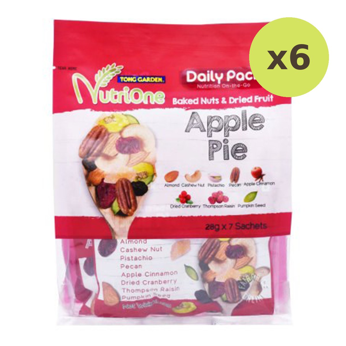 Nutrione Baked Nuts & Dried Fruit Apple - image 2