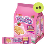 Fun-o Sandwich Cookies Filled With Strawberry Flavored Cream - image 3
