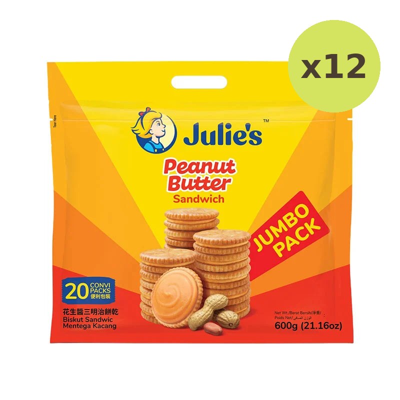 Julies Biscuit Sandwich Peanut Butter 600g - image 3