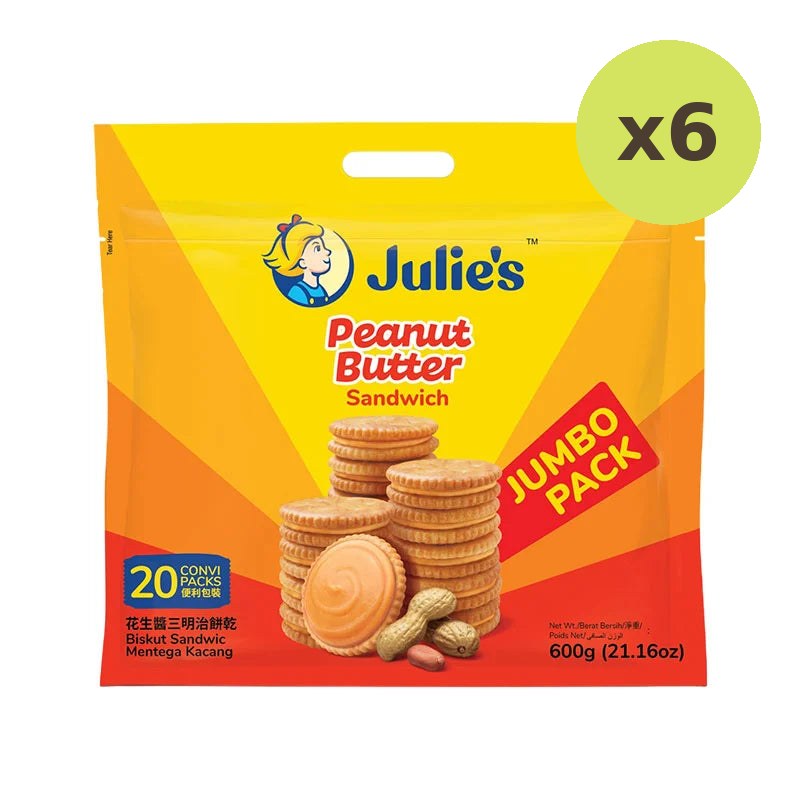 Julies Biscuit Sandwich Peanut Butter 600g - image 2