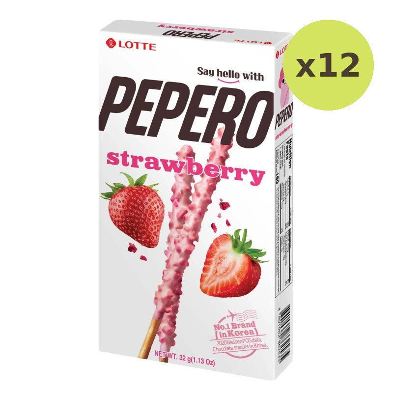 Pepero Biscuits Strawberry 32g - image 3