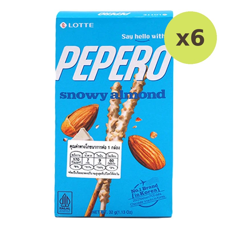 Lotte Snowy Almond Biscuit Stick 32g - image 4