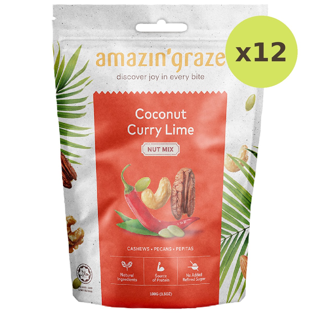 Amazin’graze Coconut Curry Lime Nut Mix - image 3