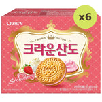 Crown Sando Strawberry Biscuit 161g - image 3