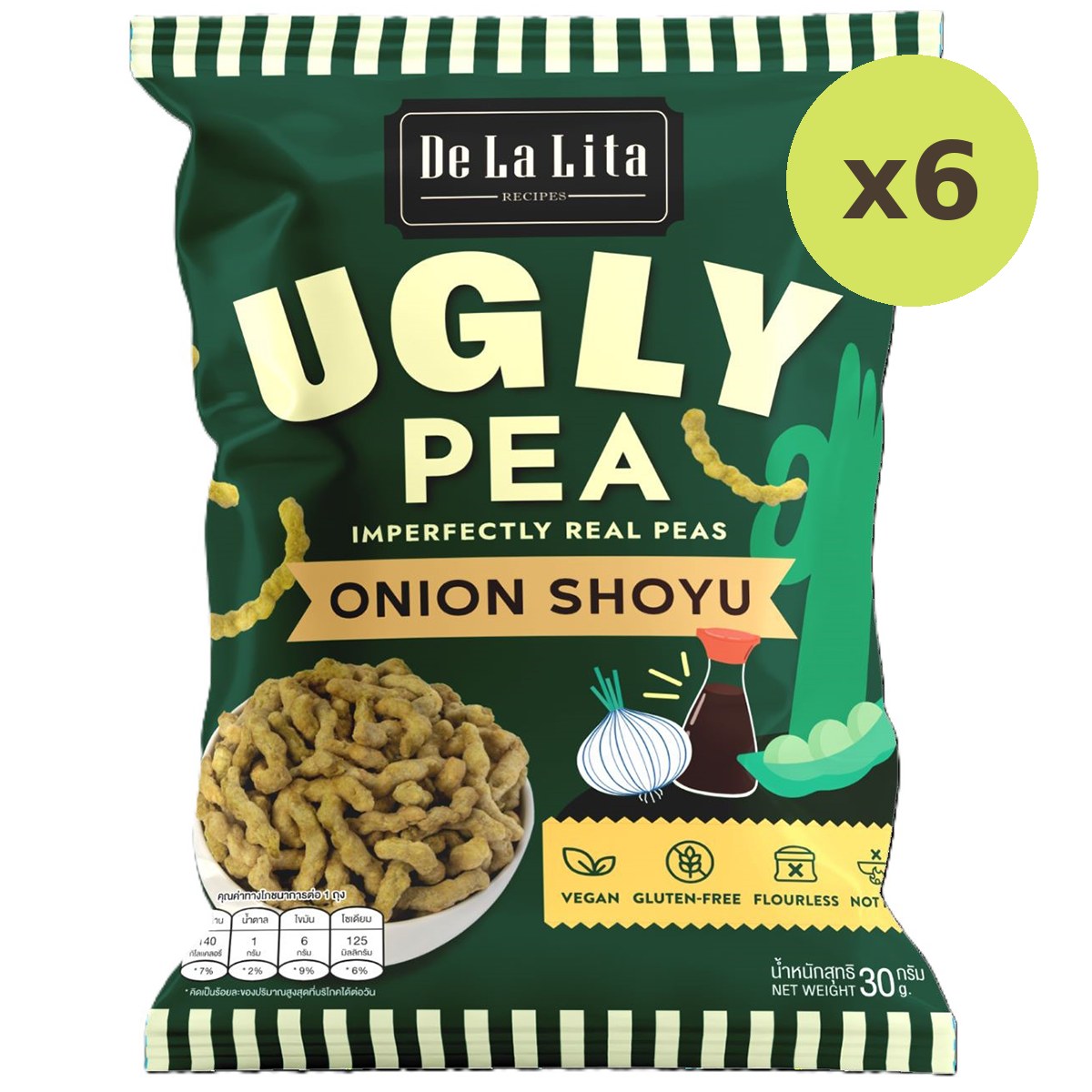 De La Lita Green Pea Stick Onion Shoyu - image 3
