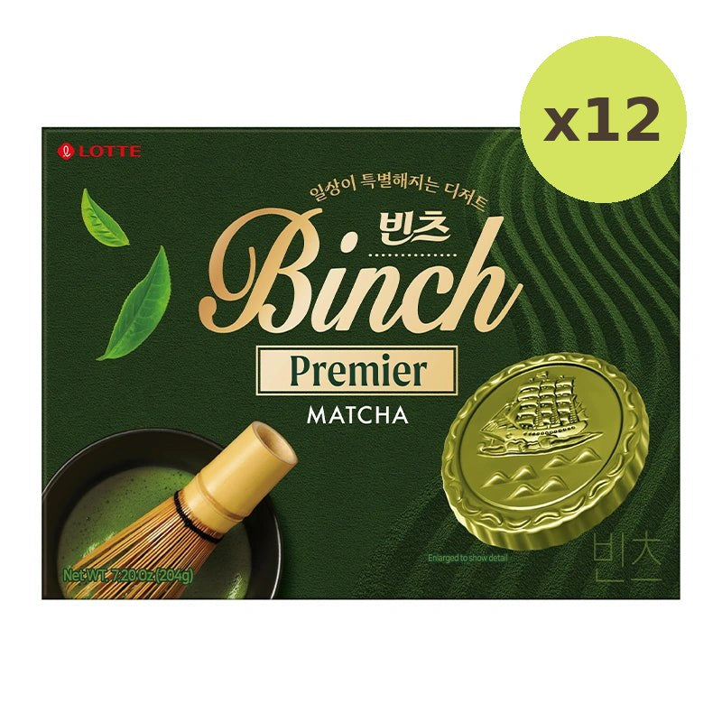 Lotte Binch Biscuit Matcha 204g - image 4