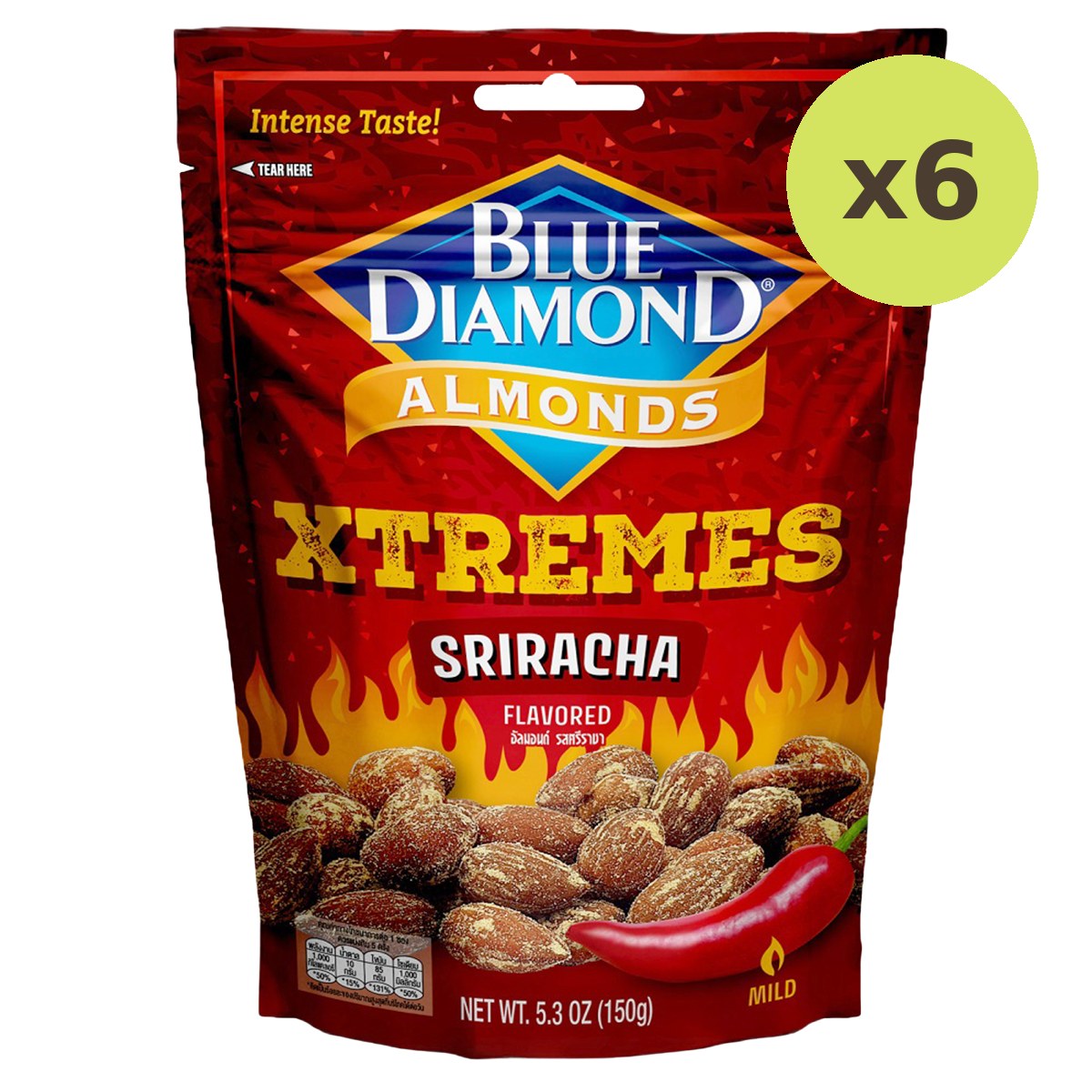 Blue Diamond Almonds Sriracha Flavor - image 2