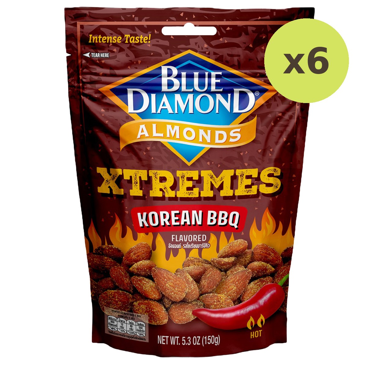 Blue Diamond Almonds Korean Bbq Flavor - image 2