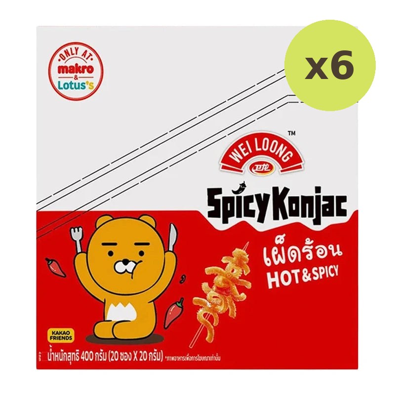 WEI Loong Konjac Hot And Spicy 400g - image 4