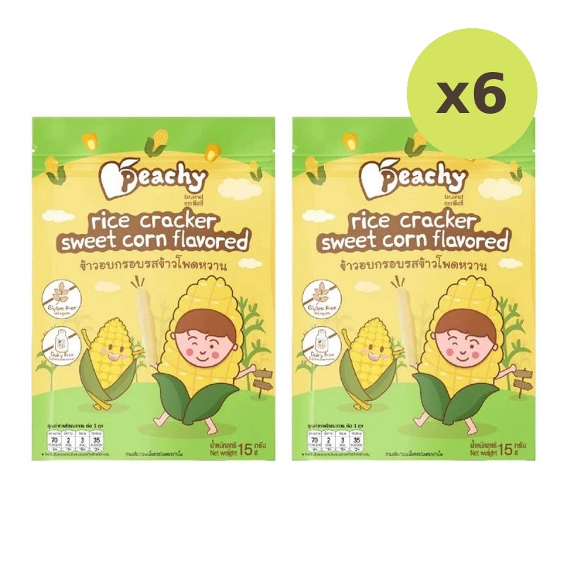 Peachy Rice Crisps With Chocobana Flavor And Sweet Corn - image 3