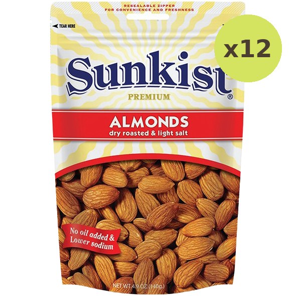 Sunkist Dry Roasted & Light Salt Almonds - image 4
