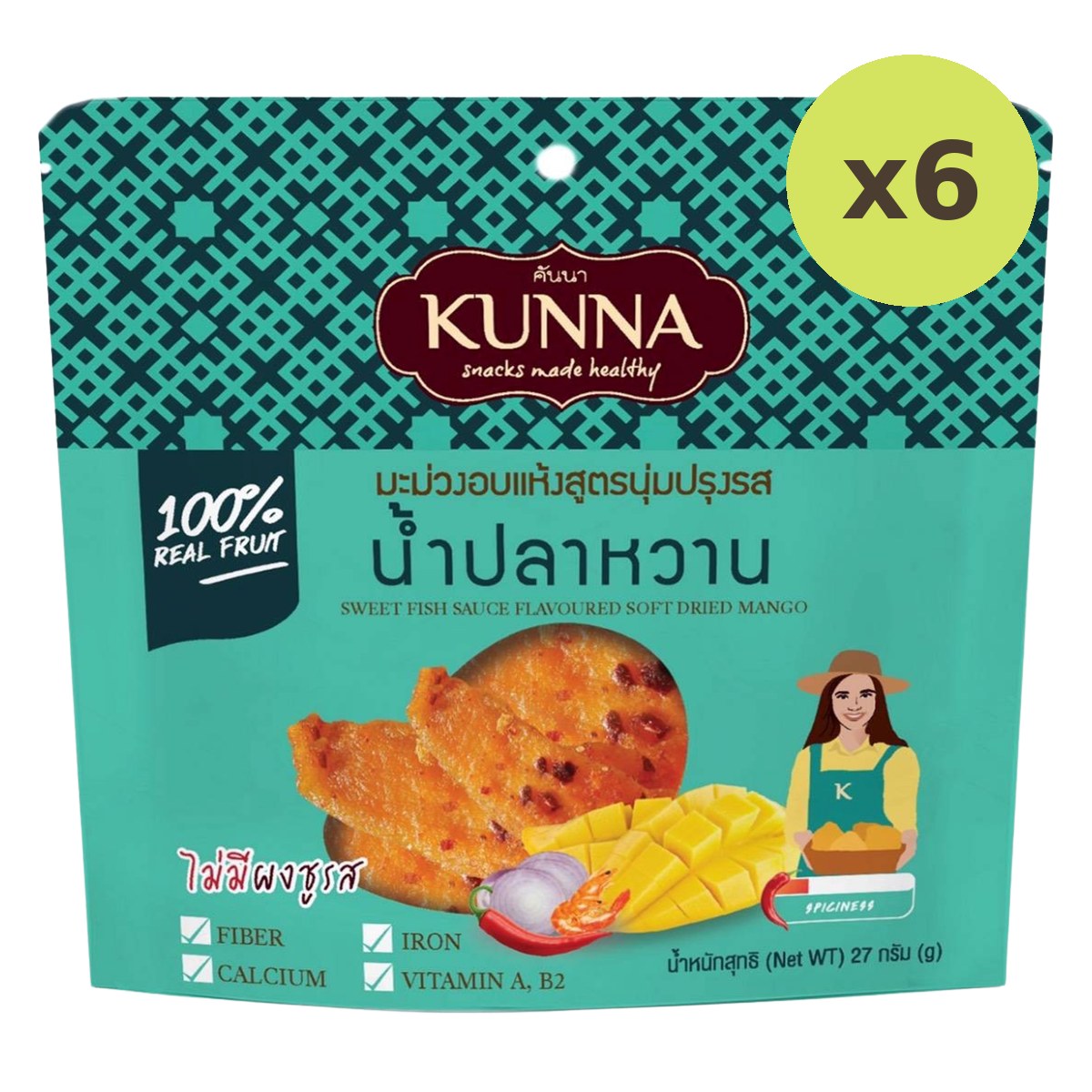 Kunna Golden Soft-Dried Mango Sweet Fish Sauce - image 2