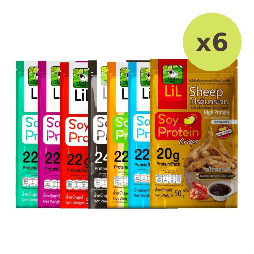 Lilsheep Glass Protein Trial Flavors Soy Crisps Crispy 50g - image 4