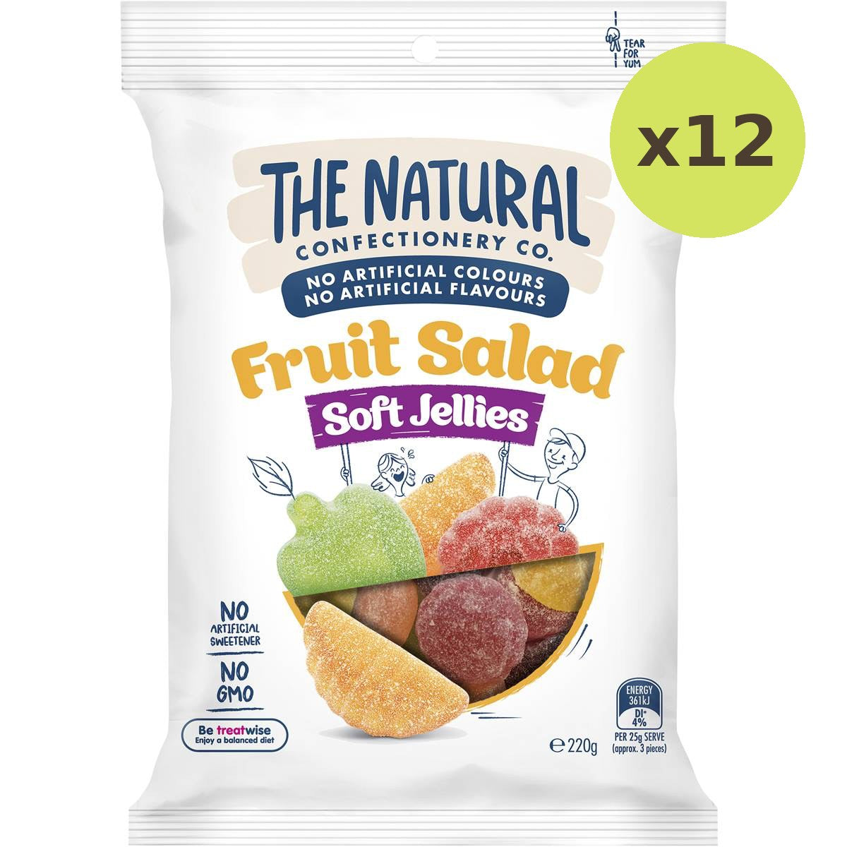 The Natural Confectionery Co. Soft Jellies Fruit Salad - image 4