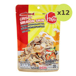 O-yua Fish Skin Crispy Fried Salmon Tom Yum Flavor 20g - image 5