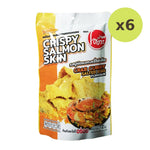O-yua Fish Skin Crispy Fried Salmon Crab Curry Salted Egg 72g - image 4