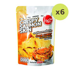 O-yua Fish Skin Crispy Fried Salmon Crab Curry Salted Egg 20g - image 4