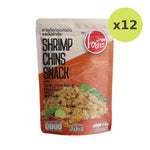 O-yua Shrimp Chin Snack Tom Yum Crispy Fried 22g - image 5
