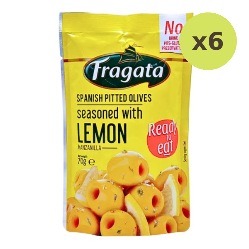 Fragata Pitted Olives Seasoned Lemon 70g - image 3