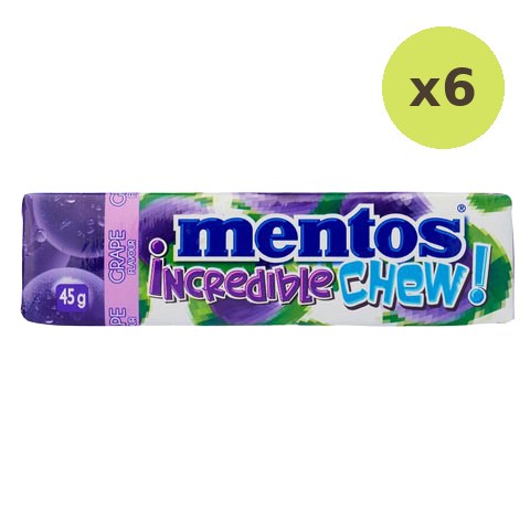 Mentos Incredible Grape Chewy Candies - image 2