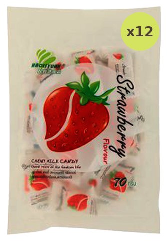 Haoliyuan Chewy Milk Strawberry Candy - image 3