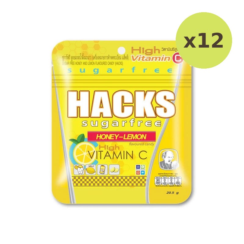 Hacks Sugar-free Candy Lemon Flavor 20.5g - image 3