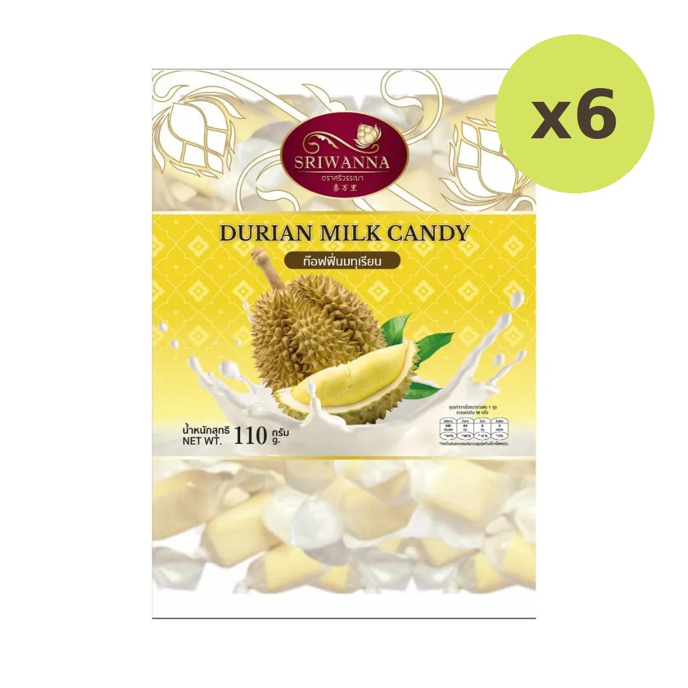 Sriwanna Durian Flavored Milk Candy 110g - image 4
