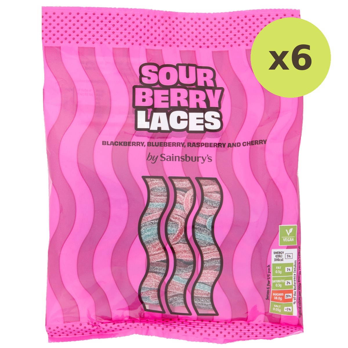 Sainsbury's Sour Berry Laces - image 5