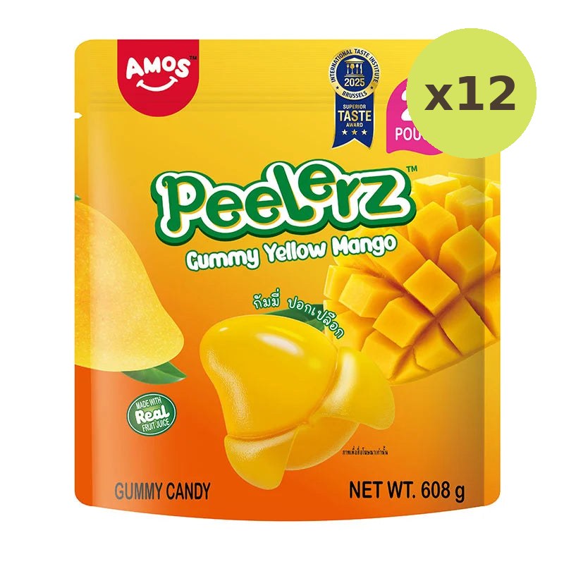Amos Peelerz Gummy Yellow Mango 608g - image 5
