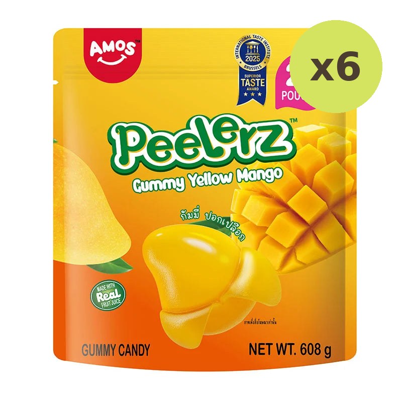 Amos Peelerz Gummy Yellow Mango 608g - image 4