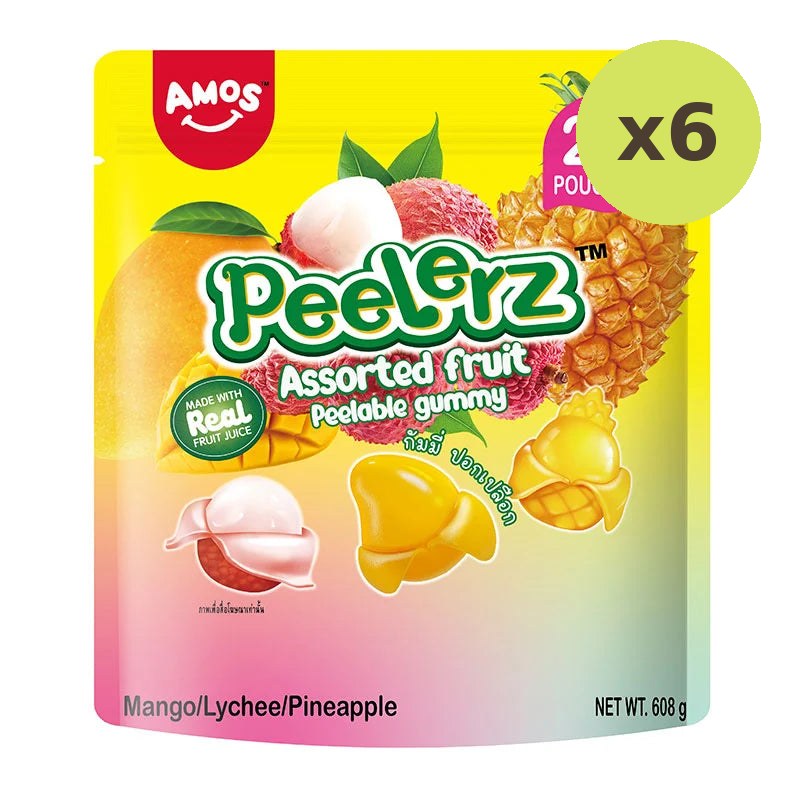 Amos Peelerz Gummy Assorted Fruit 608g - image 6