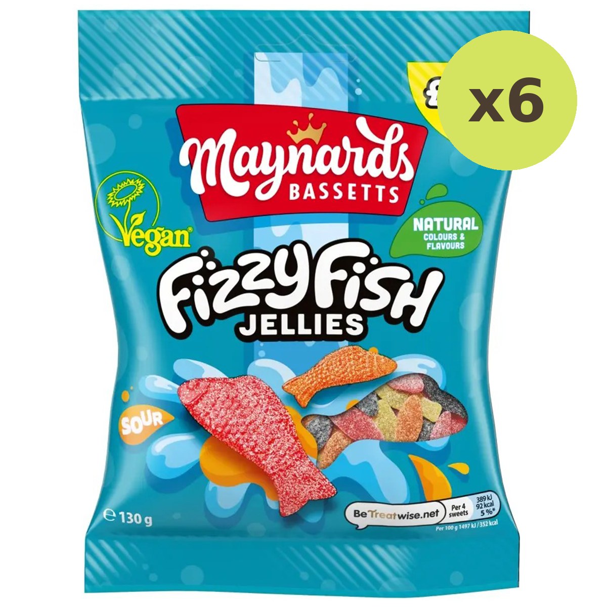 Maynards Bassetts Fizzy Fish Jellies - image 5