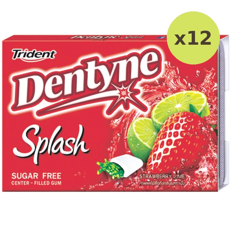 Dentyne Splash Strawberry Gum - image 3