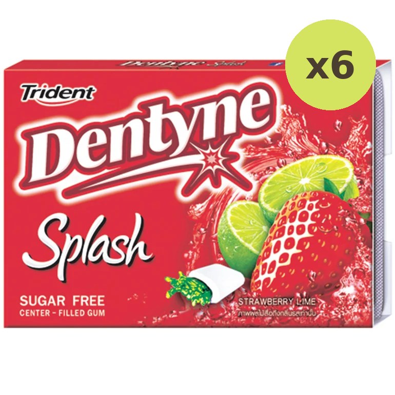 Dentyne Splash Strawberry Gum - image 2