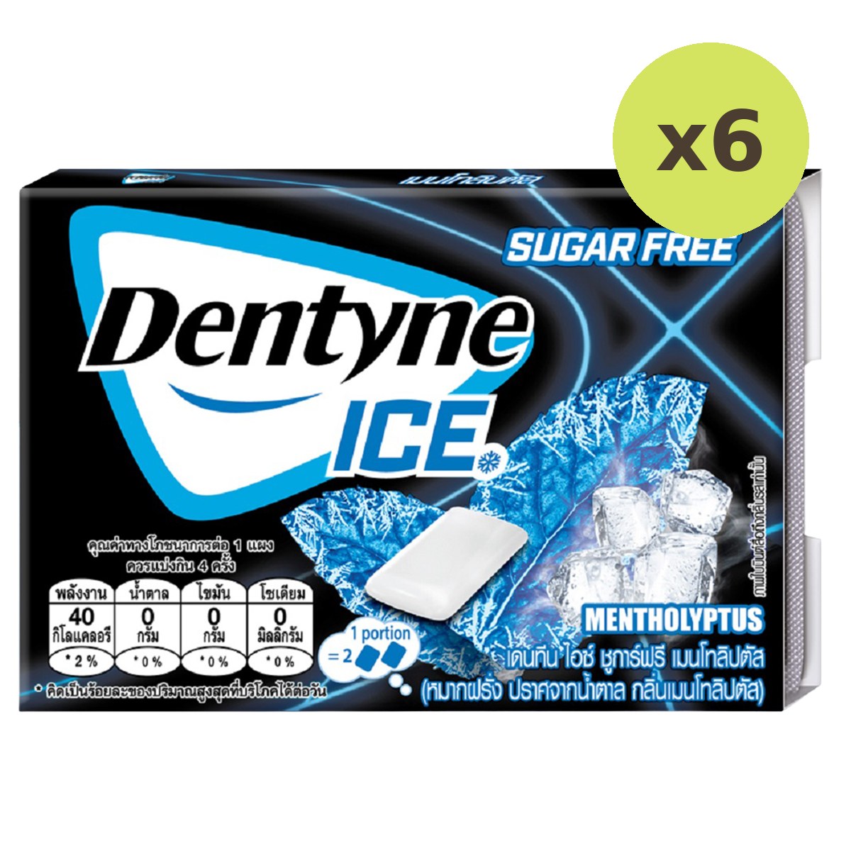 Dentyne Ice Sugar Free Mentholyptus - image 2