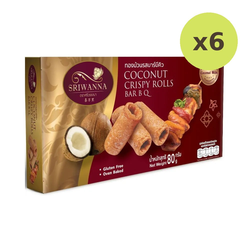 Sriwanna Sriwnna Coconut Crispy Rolls BAR B Q 80g - image 4