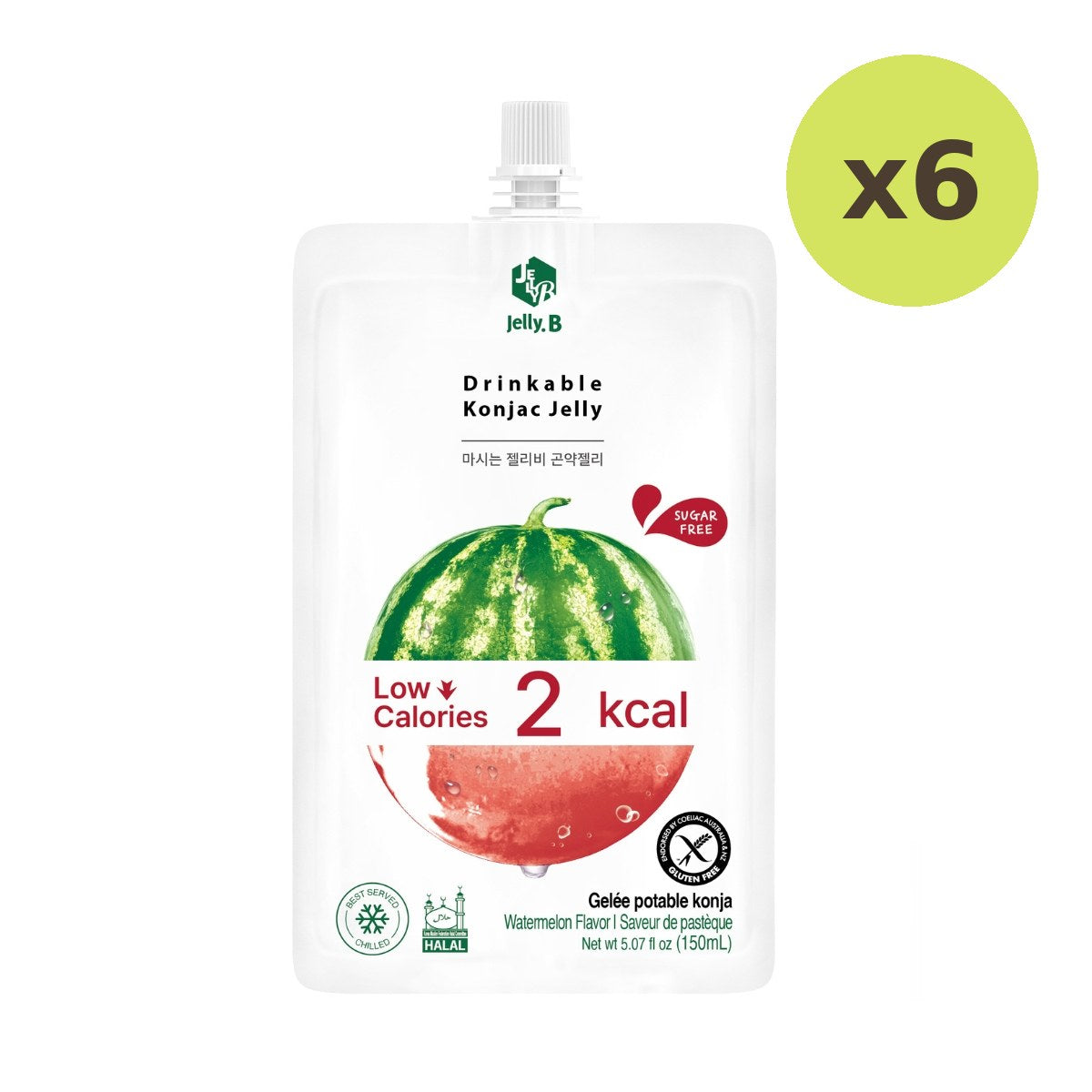 Jelly B Konjac Jelly Watermelon Flavor - image 2