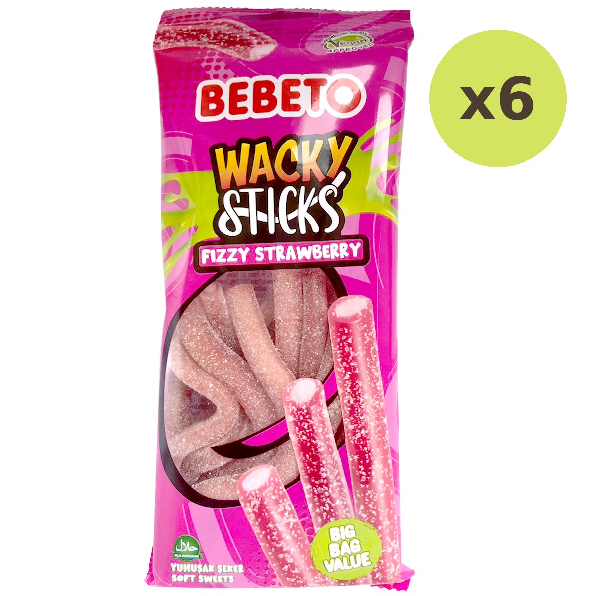 Bebeto Fizzy Strawberry Wacky Stick - image 5
